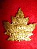 114th Battalion (Brock's Rangers) Officer's Cap Badge